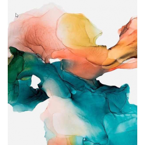 Техника спиртовых чернил. Саша Рощин