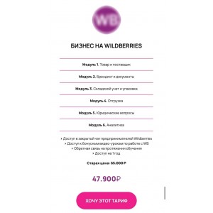 Бизнес на Wildberries. Авторский курс, Эльвира Воробьева