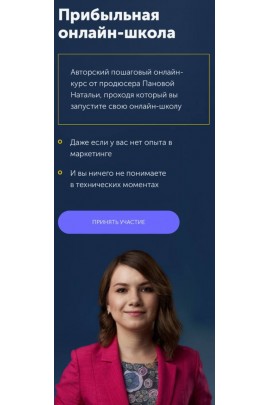 Прибыльная онлайн-школа. Наталья Панова 