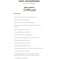 Рабочая механика раскрутки в Instagram. Тариф - Расширенный. Ангелина Дубровская