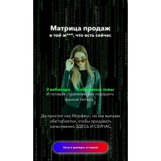 Ксения Лебедева. Матрица продаж