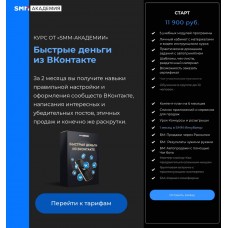 Быстрые деньги из ВКонтакте. Тариф Стандарт. Михаил Христосенко, Smm-академия