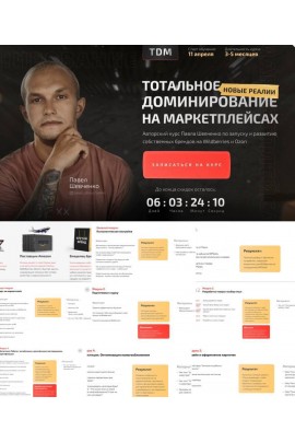 Тотальное доминирование на маркетплейсах: новые реалии. Тариф Прорыв. Павел Шевченко, TDM