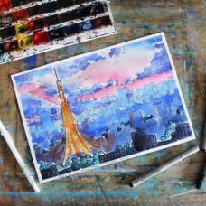 Восточное Путешествие: акварельный скетчинг. Дарья Долгополова