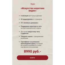  Искусство коротких видео. Мария Могилко