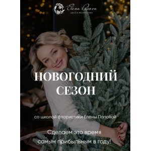 Новогодняя флористика и декор. Елена Попова Новогодняя флористика и декор. Елена Попова