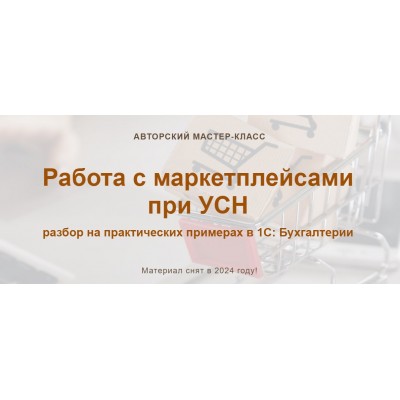 Работа с маркетплейсами при УСН. Версия 2024 года. Ольга Шулова, учетбеззабот