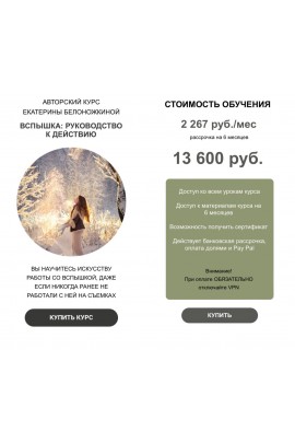 Вспышка: руководство к действию. Екатерина Белоножкина