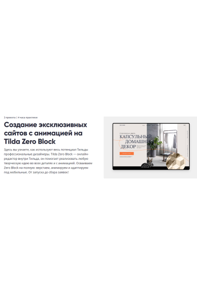 Создание эксклюзивных сайтов с анимацией на Tilda Zero Block. Анастасия Свеженцева, Breezzly