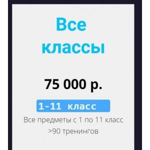 Все предметы за 11 классов в виде однодневных экспресс-тренингов. Рената Кирилина