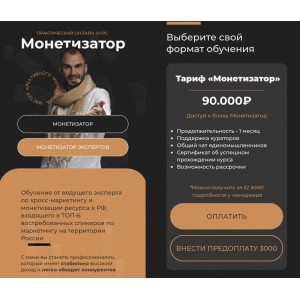 Монетизатор. Владислав Бермуда