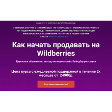 Как начать продавать на Wildberries. 7 поток 