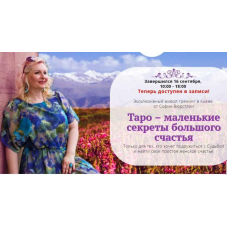 Таро – маленькие секреты большого счастья. София Вюрстлин, NeSo Akademie, Neso академия