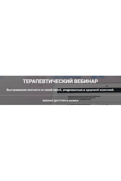 Выстраивание контакта со своей силой, уверенностью и здоровой агрессией. Анна Чернигова