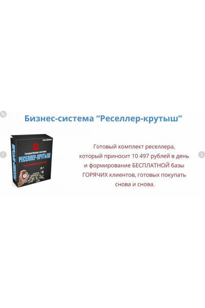 Бизнес-система Реселлер-крутыш. Ольга Аринина