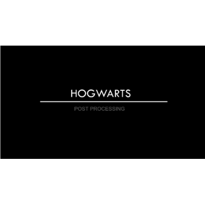 Постобработка. Кемран Шералиев Hogwarts