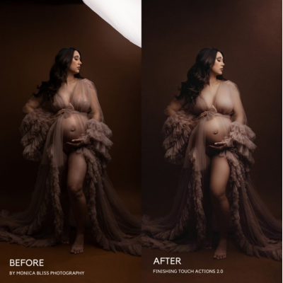 Экшены - NEW Finishing Touch 2.0. Newborn & Maternity Photoshop Actions, 2024  Jessica G