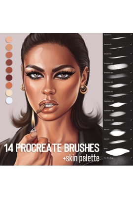14 brushes for Procreate app. karych_art