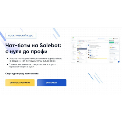 Чат-боты на Salebot: с нуля до профи. Вадим Дригин, Александр Извеков  Gethelpers