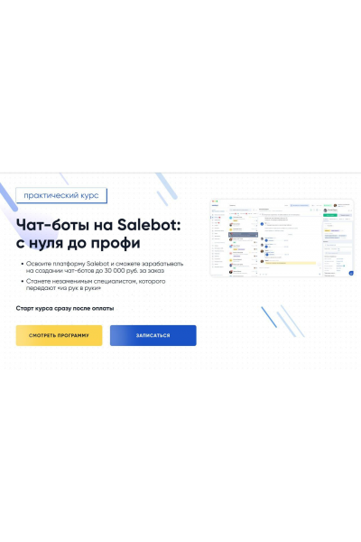 Чат-боты на Salebot: с нуля до профи. Вадим Дригин, Александр Извеков  Gethelpers