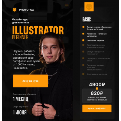 Illustrator Beginner. Тариф - Basic. Ростислав Литвицкий  Photofox