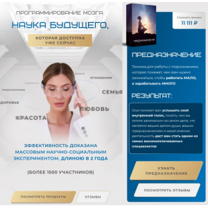 Программирование мозга. Наука будущего. Предназначение. Яна Эдельштейн Программирование мозга. Наука будущего. Предназначение. Яна Эдельштейн